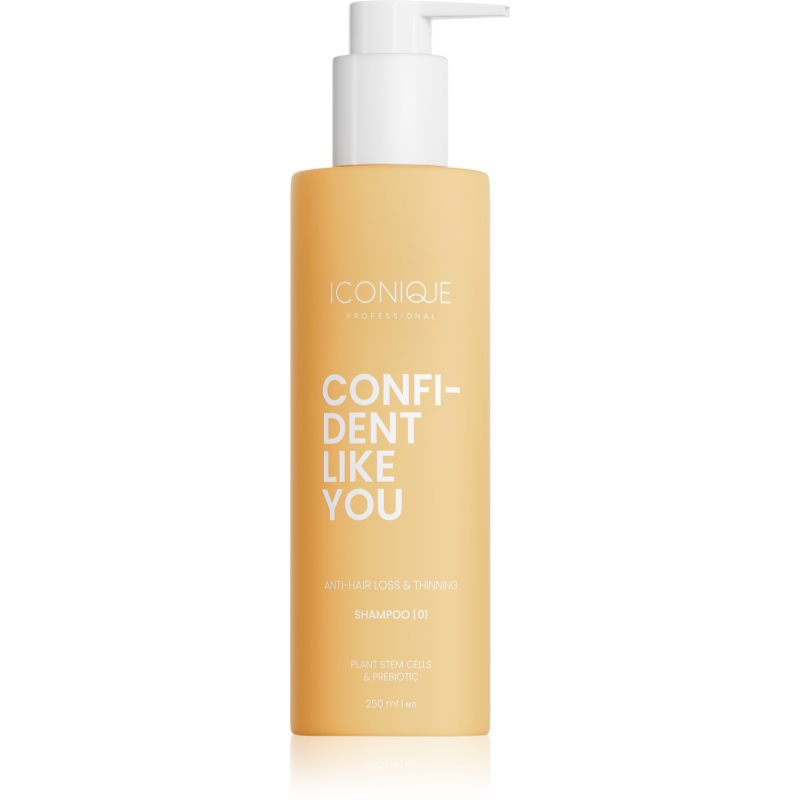 ICONIQUE Professional CONFIDENT LIKE YOU Anti-Hair Loss & Thinning Șampon împotriva căderii părului 250 ml