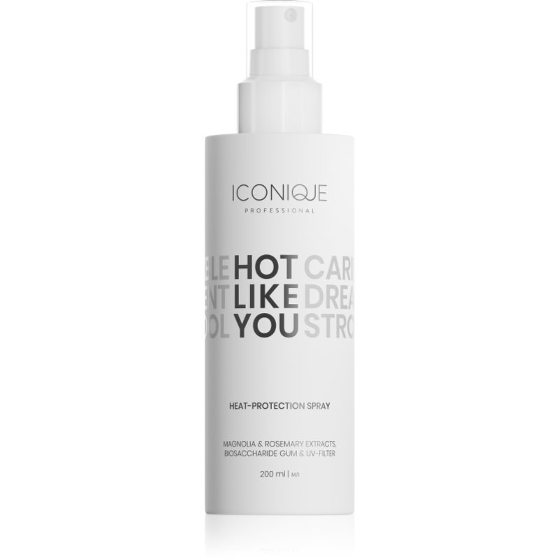 ICONIQUE Professional HOT LIKE YOU Heat-protection spray protector pentru modelarea termica a parului 200 ml