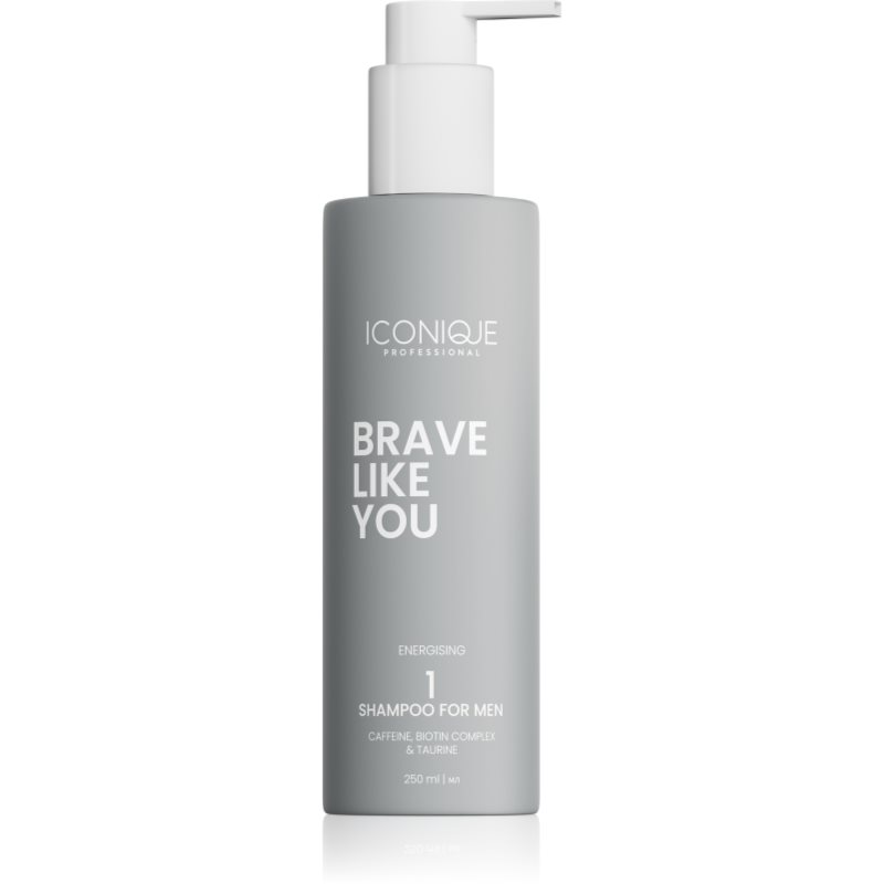 ICONIQUE Professional BRAVE LIKE YOU Energising Shampoo sampon energizant pentru barbati 250 ml
