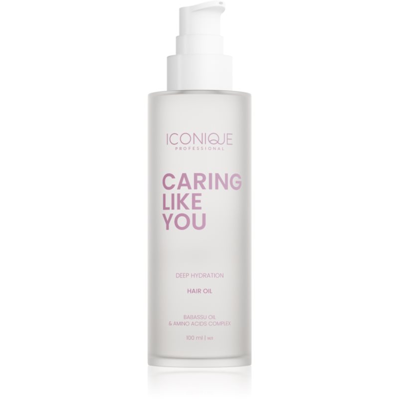ICONIQUE Professional CARING LIKE YOU Deep Hydration ulei hidratant pentru păr uscat și deteriorat 100 ml