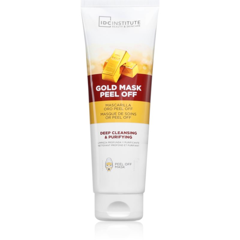IDC Institute Gold Mask Peel Off mască exfoliantă faciale 120 ml