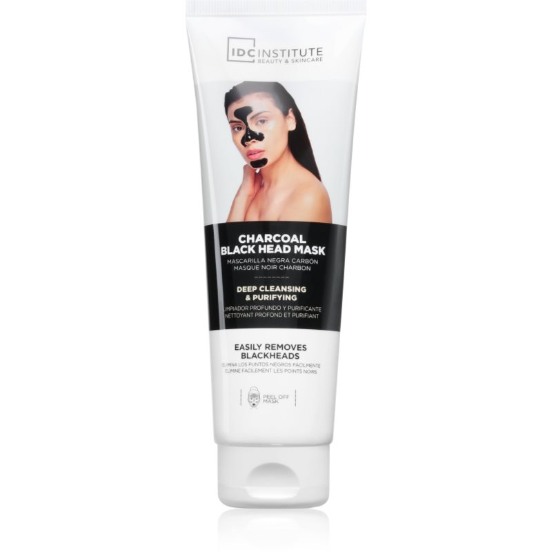 IDC Institute Charcoal mască exfoliantă împotriva punctelor negre, cu cărbune activ 120 ml