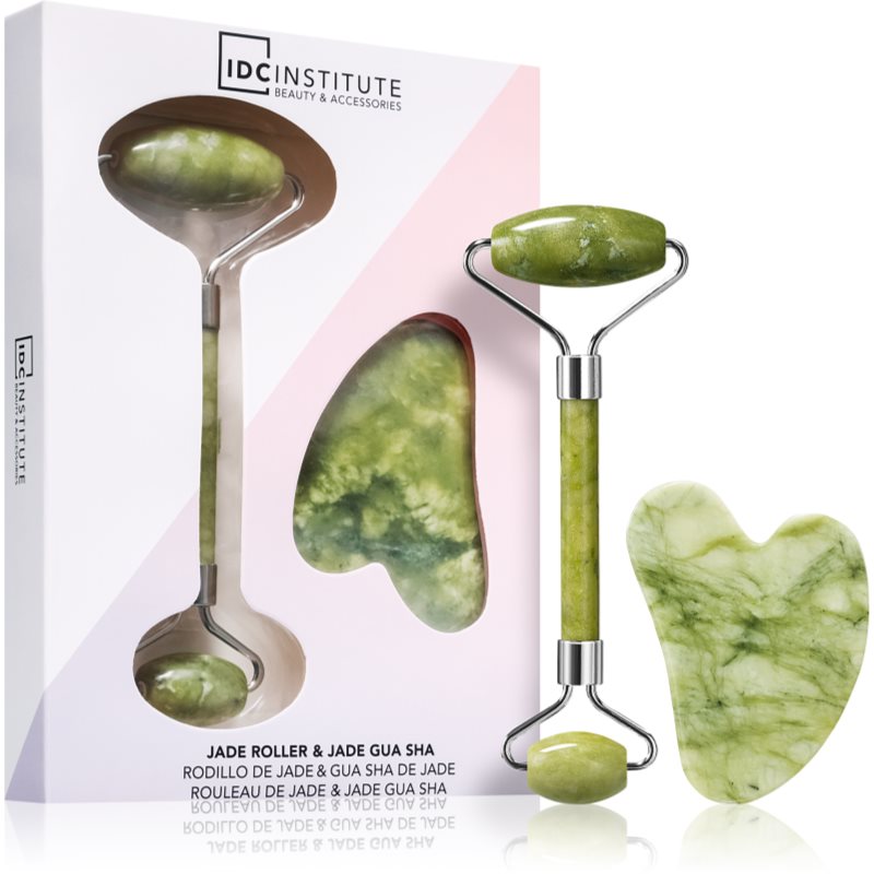 IDC Institute Jade accesoriu de masaj faciale 2 buc