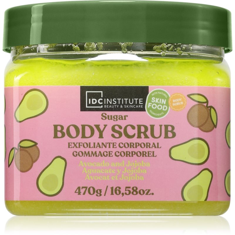 IDC Institute Avocado and Jojoba Oil exfoliant pentru corp 470 ml IDC Institute Avocado and Jojoba Oil exfoliant pentru corp 470 ml