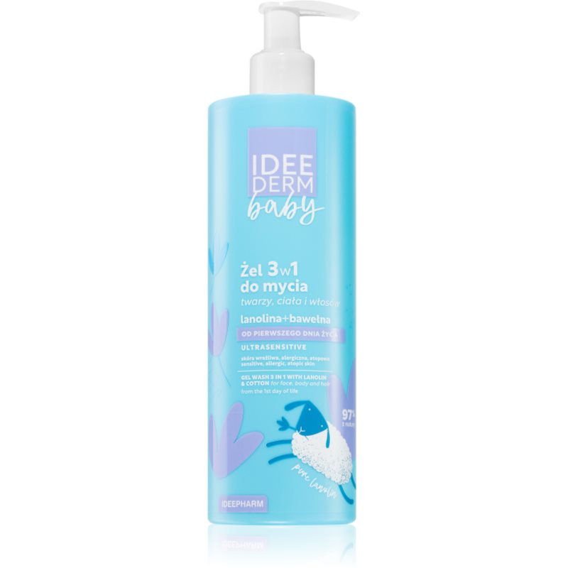 Ideepharm Idee Derm Baby gel de curatare 3 in 1 pentru copii 400 ml