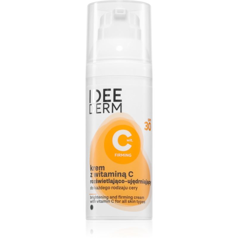 Ideepharm Idee Derm Vitamin C crema de zi hranitoare si pentru stralucire SPF 30 50 ml