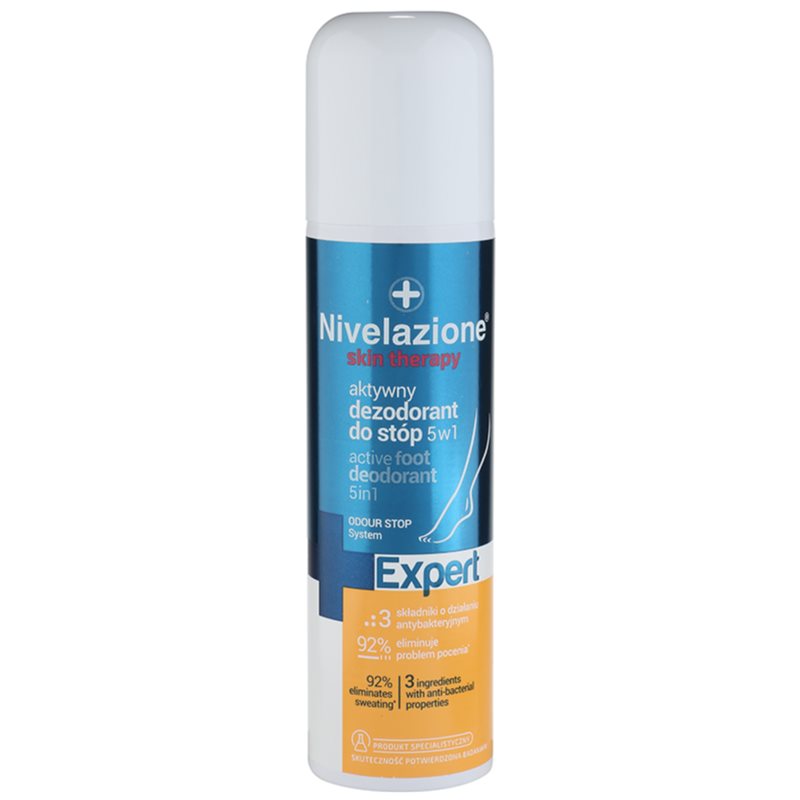 Ideepharm Nivelazione Expert 5 în 1 Deodarant activ pentru picioare Spray 150 ml