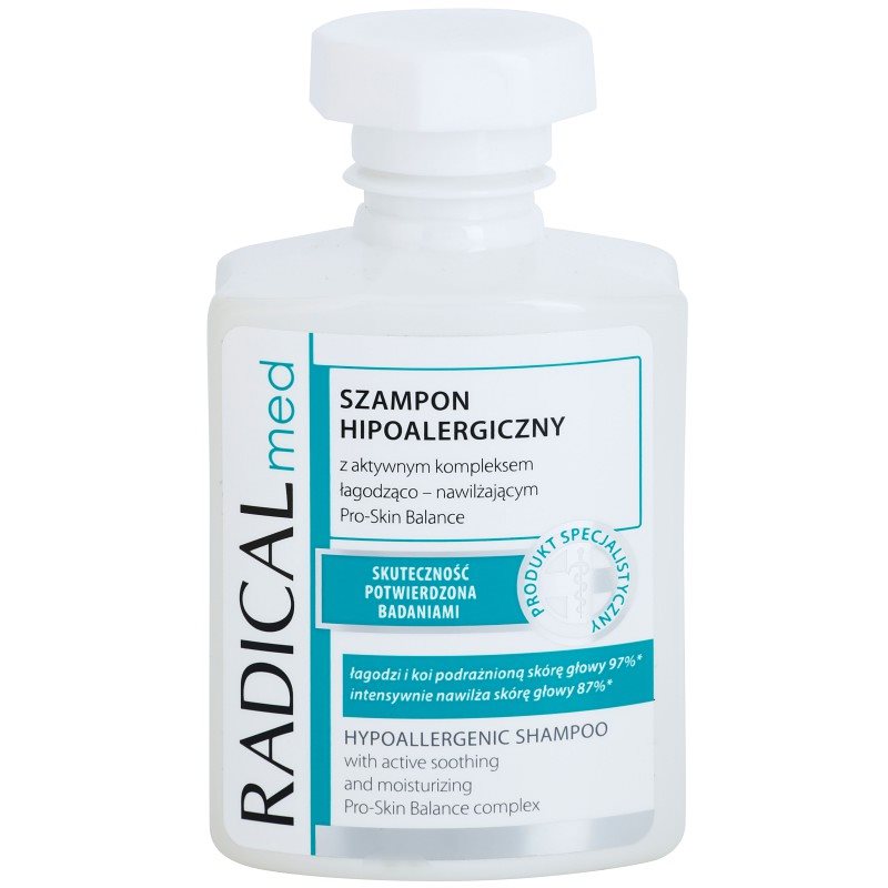 Ideepharm Radical Med Hypoalergenic Sampon hipoalergenic pentru psoriazis al scalpului 300 ml