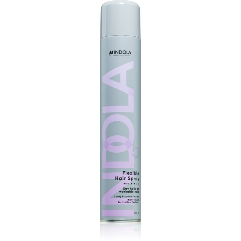 Indola Flexible Hair Spray fixativ pentru o fixare naturala 500 ml