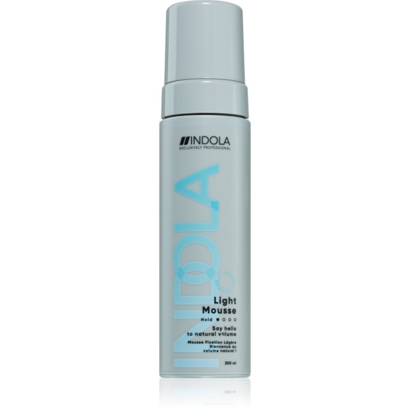 Indola Light Mousse spumă de păr pentru o fixare naturala 200 ml