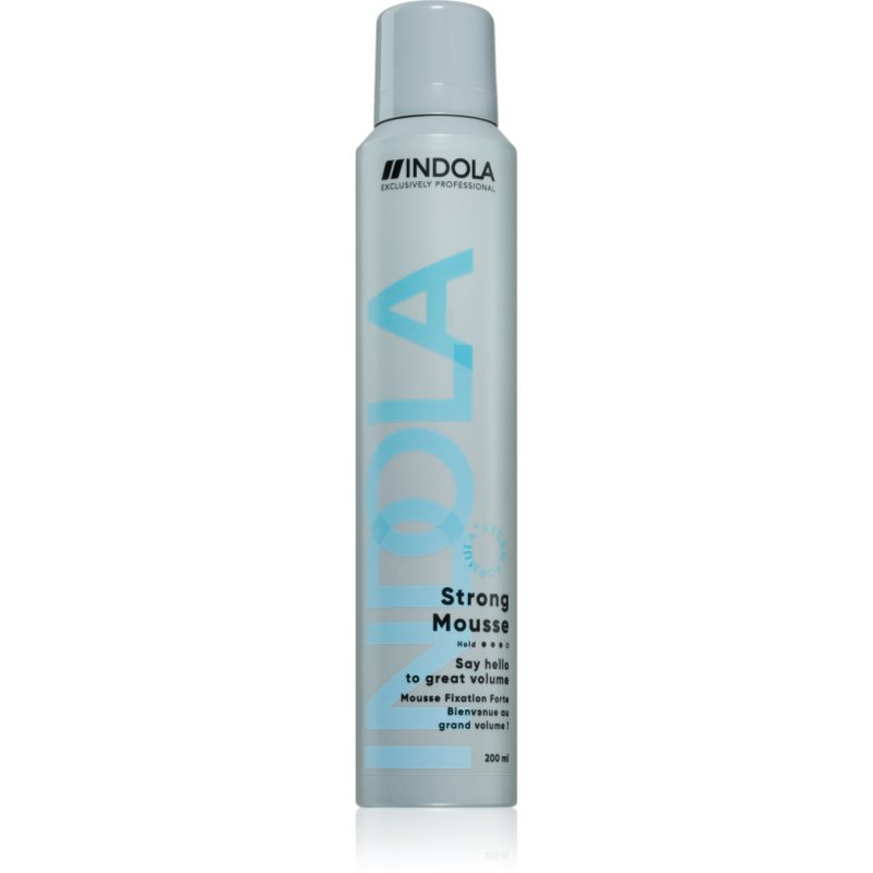 Indola Strong Mousse spuma modelatoare cu fixare foarte puternica 200 ml