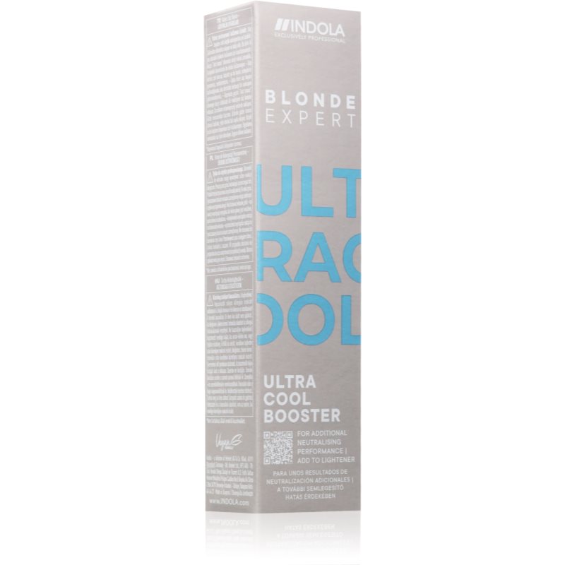 Indola Blond Expert Ultra Cool Booster toner pentru neutralizarea tonurilor de galben pentru par blond 60 ml