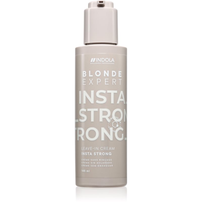 Indola Blond Expert Insta Strong crema leave-in pentru par blond 145 ml