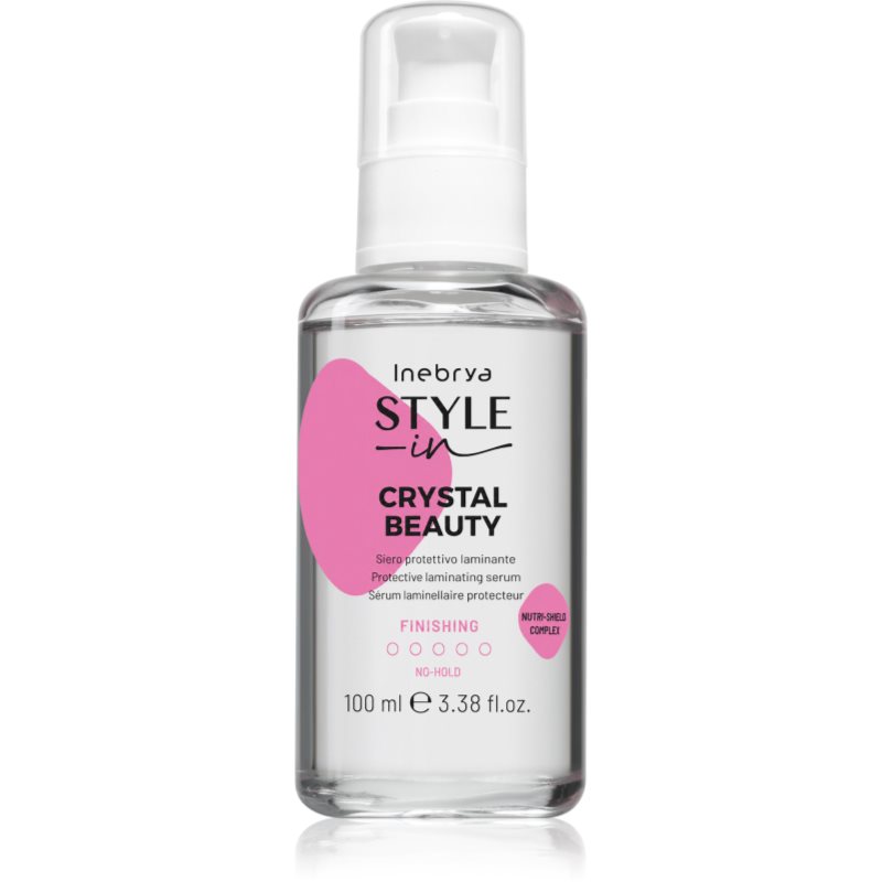 Inebrya Style-In Crystal Beauty protective fluid pentru un par stralucitor si catifelat 100 ml
