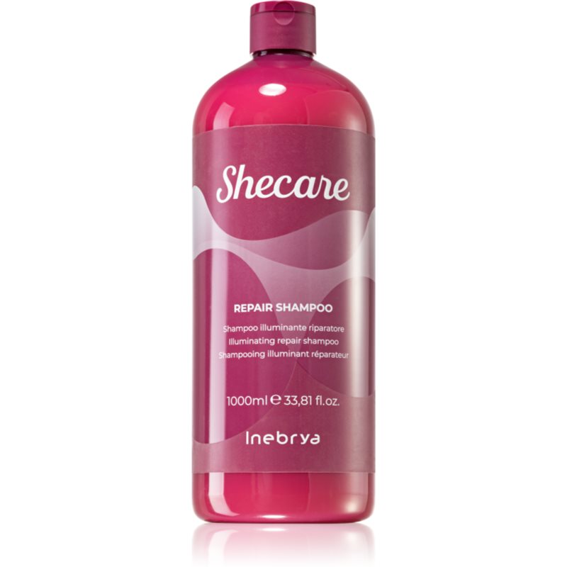 Inebrya Shecare Repair Shampoo sampon pentru stralucire pentru par deteriorat 1000 ml