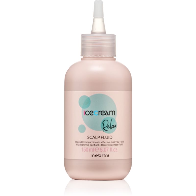Inebrya Ice Cream Relax Scalp Fluid Pre-shampoo tratament pre-sampon na pokožku hlavy 150 ml