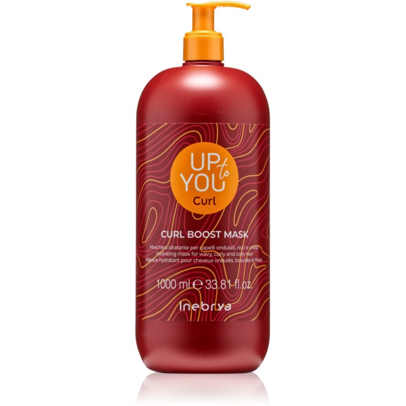 Inebrya Up To You Curl Boost Mask masca hidratanta pentru par ondulat si cret 1000 ml