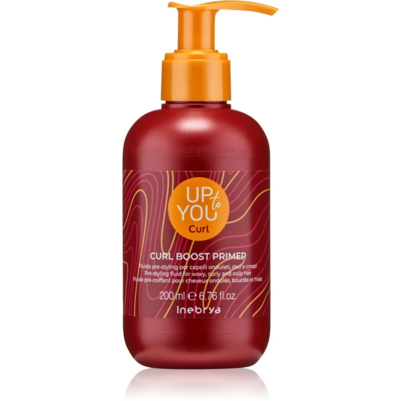 Inebrya Up To You Curl Boost Primer crema styling pentru par ondulat si cret 200 ml