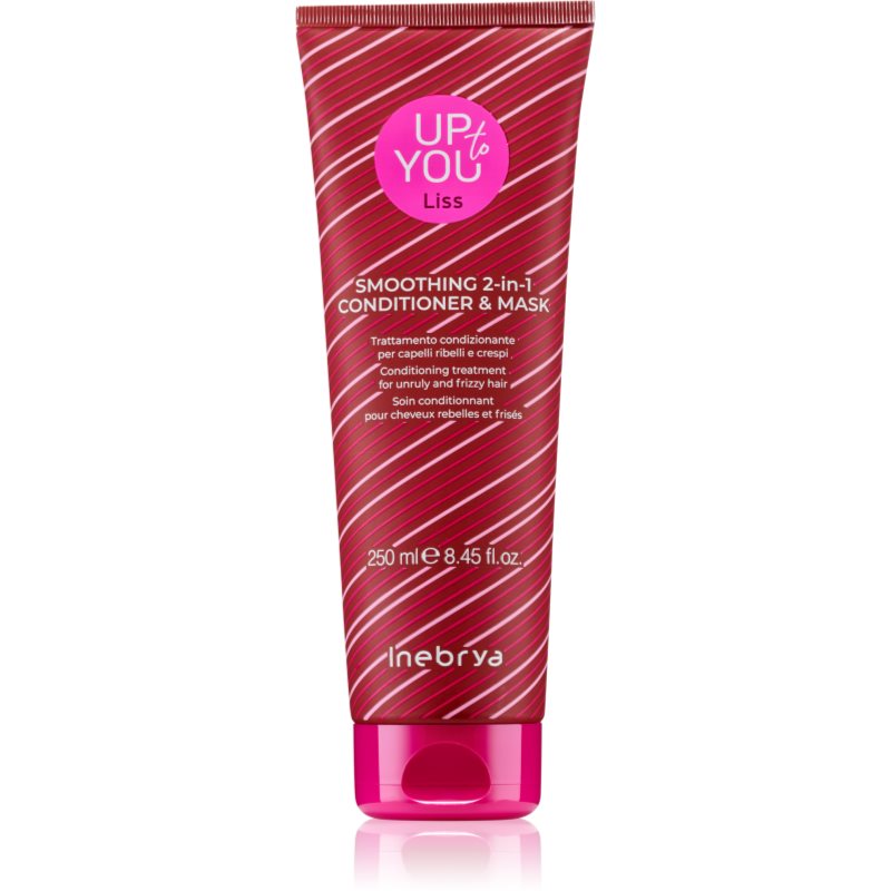 Inebrya Up To You Liss Smoothing 2-in-1 Mask & Conditioner tratament pentru netezire pentru păr 2in1 250 ml