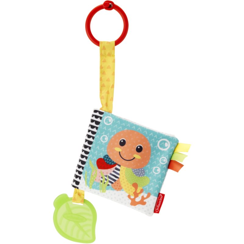 Infantino Textil Book Animals carte educativă contrastantă