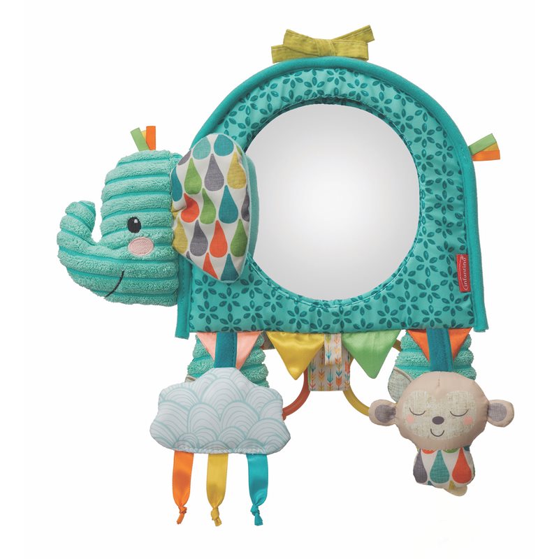 Infantino Hanging Toy Activies and Mirror oglindă suspendabilă contrastantă