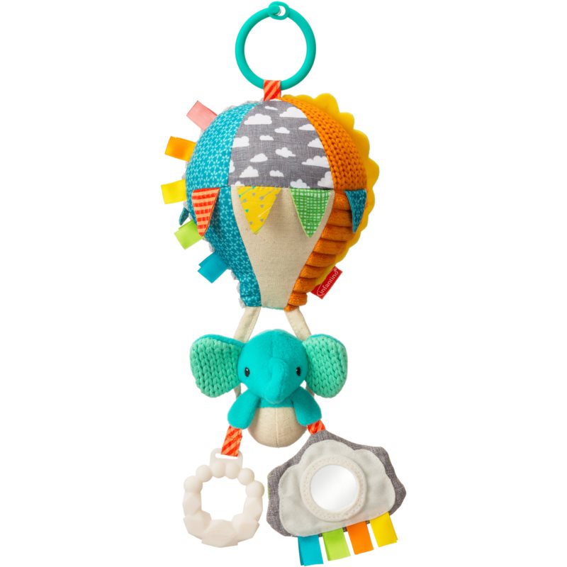 Infantino Hanging Toy Elephant jucărie suspendabilă contrastantă 1 buc