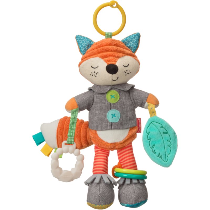 Infantino Hanging Toy Fox with Activities jucărie suspendabilă contrastantă 1 buc