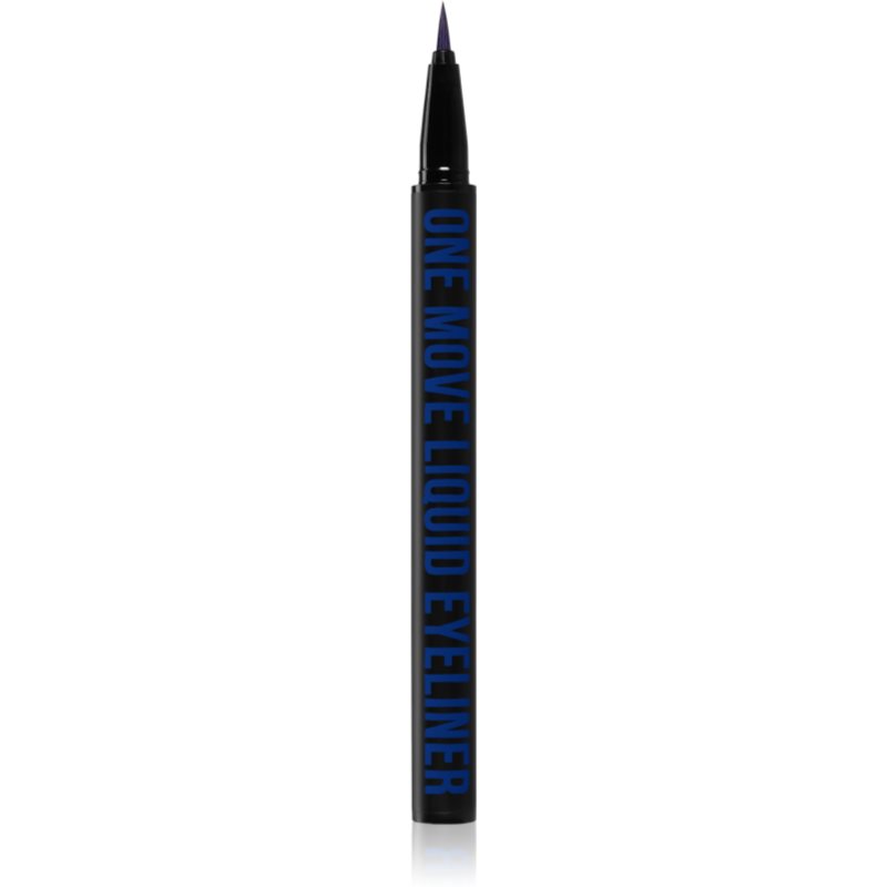 Inglot One Move eyeliner lichid cu trasare precisă Denim Blue 0.55 ml