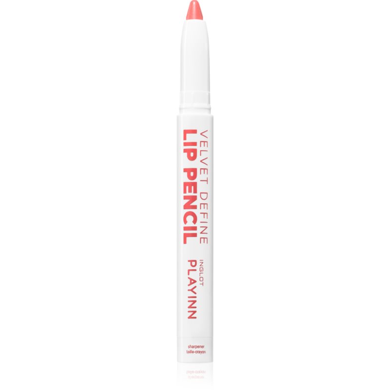 Inglot PlayInn Velvet Define Lip Pencil creion intensiv de buze culoare BLUSHING CORAL 61 1,6 g