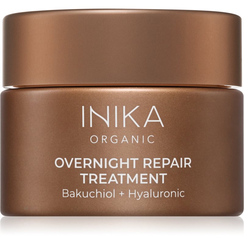 INIKA Organic Overnight Repair Treatment masca de noapte cu efect de regenerare pentru o hidratare intensa 50 ml