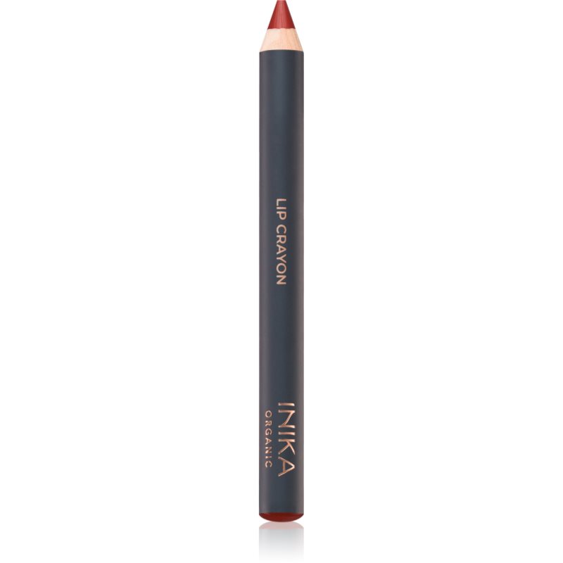 INIKA Organic Lipstick Crayon dermatograf cremos pentru buze culoare Crimson 3 g