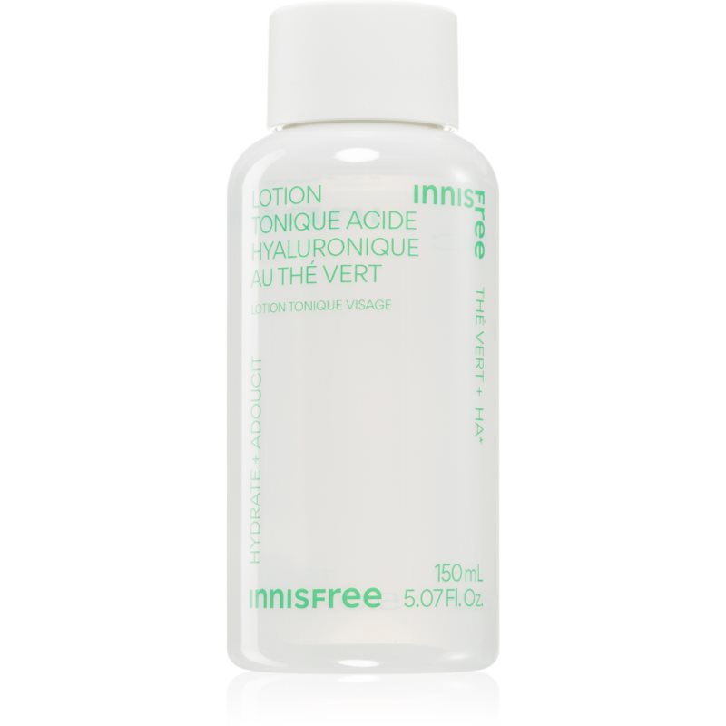 innisfree Green Tea Hyaluronic Toner tonic pentru hidratarea pielii pentru fortificarea barierei cutanate 150 ml