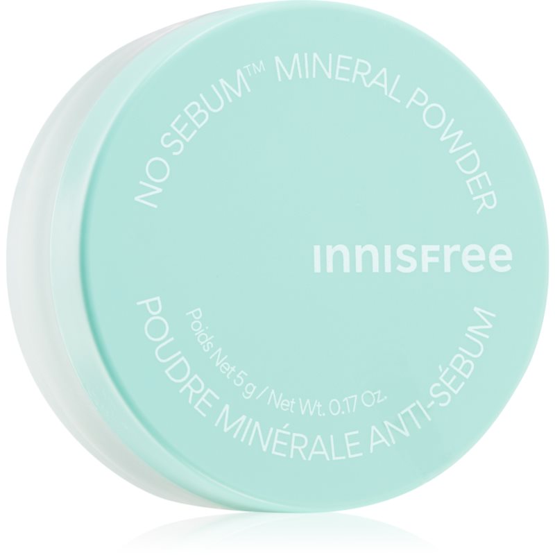 innisfree No Sebum Mineral Powder pudra pulbere transparentă cu efect matifiant 5 g