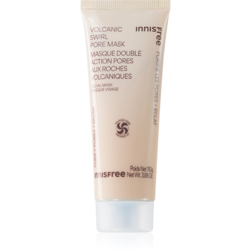 innisfree Volcanic Swirl Pore Mask mască cu argilă hidrateaza pielea si inchide porii 110 g