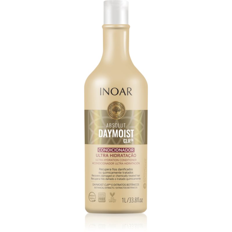 INOAR Absolut Daymoist CLR™ balsam profund hidratant pentru par uscat si vopsit 1000 ml