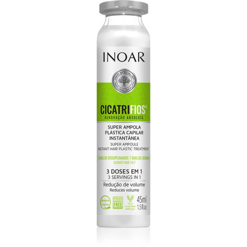 INOAR CicatriFios fiolă pentru par deteriorat 45 ml INOAR CicatriFios fiolă pentru par deteriorat 45 ml