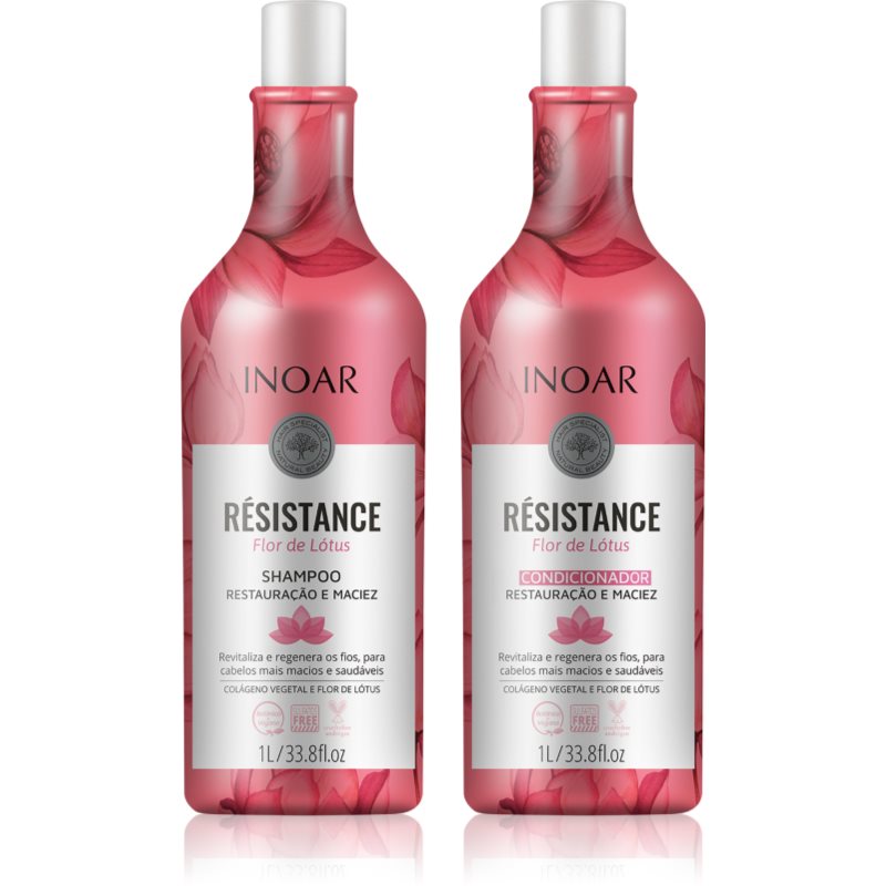 INOAR Résistance Flor de Lótus set pentru par deteriorat INOAR Résistance Flor de Lótus set pentru par deteriorat