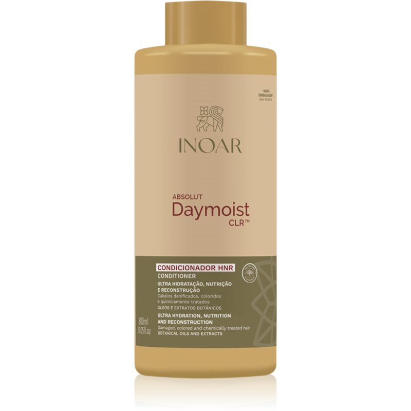 INOAR Absolut Daymoist Conditioner balsam hidratant pentru par degradat sau tratat chimic 800 ml