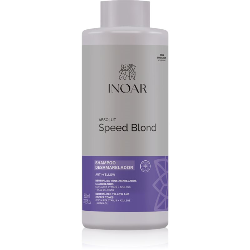 INOAR Absolut Speed Blond șampon pentru par blond 800 ml INOAR Absolut Speed Blond șampon pentru par blond 800 ml
