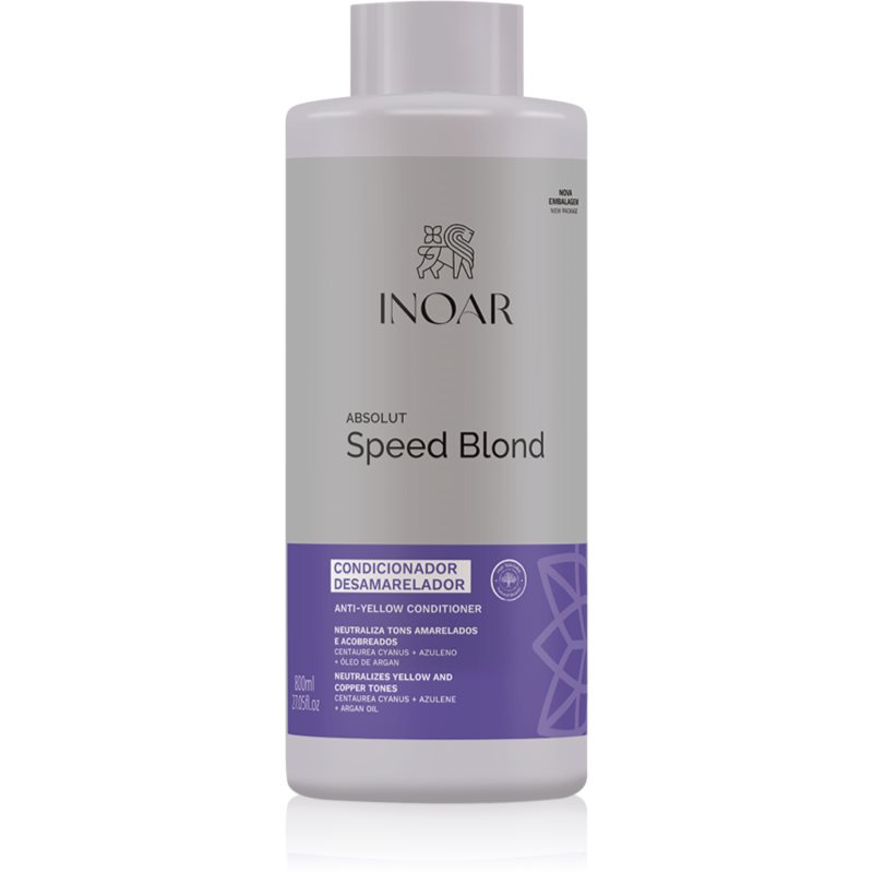 INOAR Absolut Speed Blond Conditioner balsam pentru parul blond cu suvite 800 ml