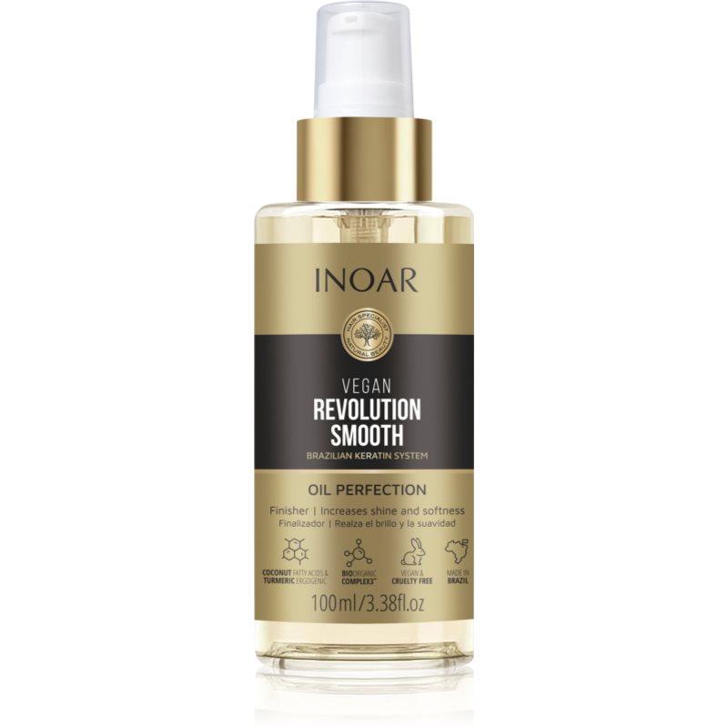 INOAR Vegan Revolution Smooth ulei pentru netezire pentru păr 100 ml