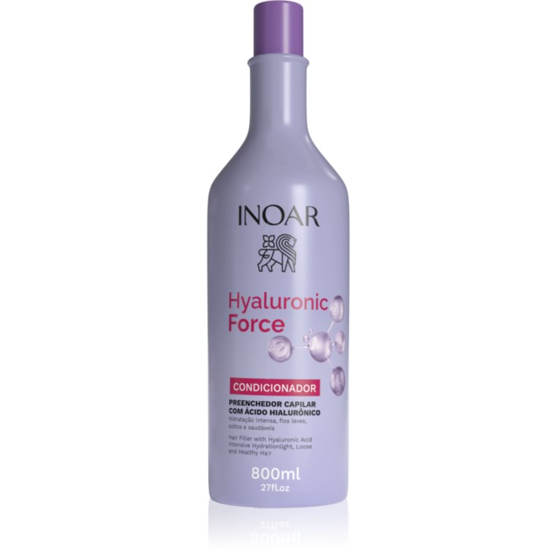 INOAR Hyaluronic Force Conditioner balsam hidratant cu acid hialuronic 800 ml