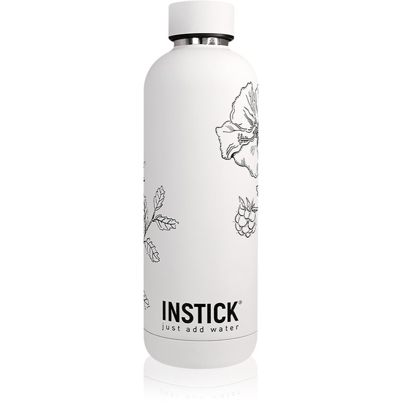 INSTICK Insulated Bottle Slim sticlă termos culoare White 500 ml