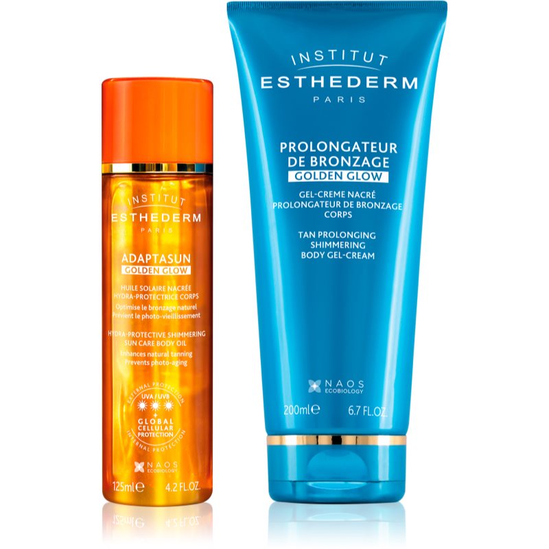 Institut Esthederm Adaptasun Golden Glow set pentru un bronz frumos și o piele sănătoasă
