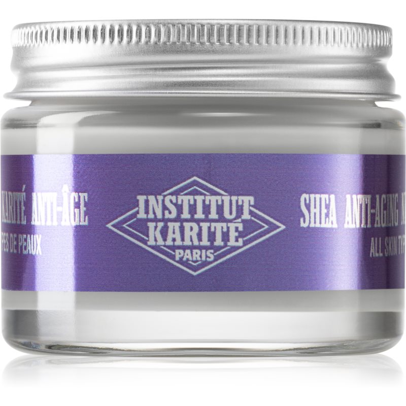 Institut Karité Paris Shea Anti-Aging Night Cream crema de noapte hidratanta împotriva îmbătrânirii pielii 50 ml