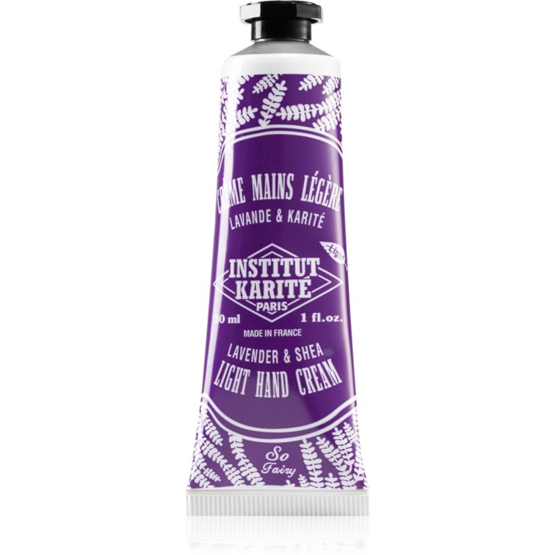 Institut Karité Paris Lavender So Fairy crema cu textura usoara de maini cu unt de shea tube only 30 ml