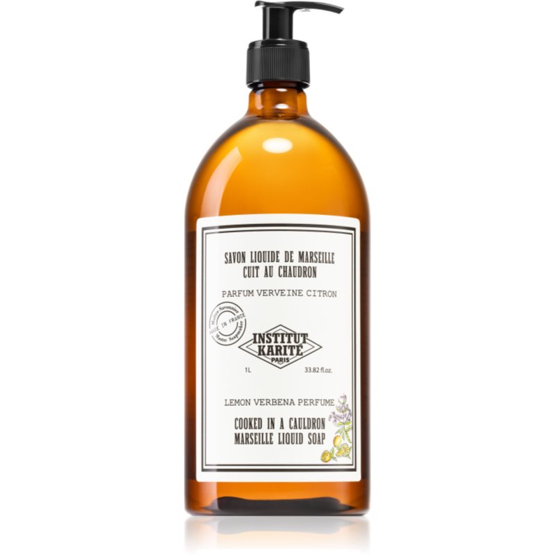 Institut Karité Paris Lemon Verbena Marseille Liquid Soap Săpun lichid pentru mâini 1000 ml