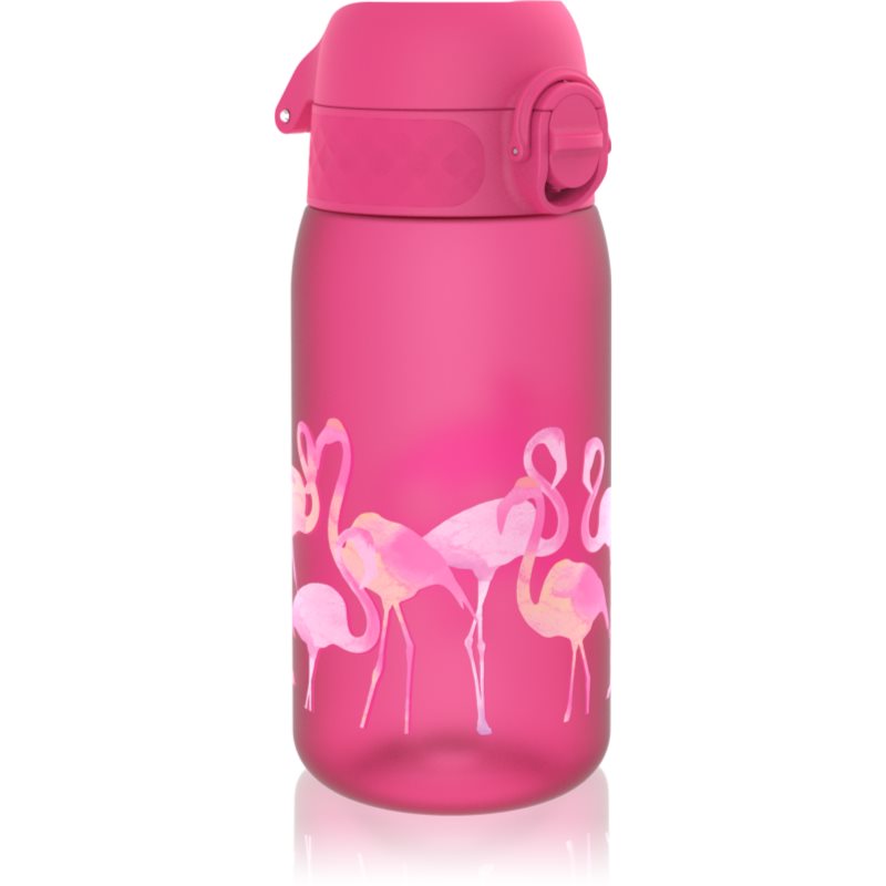 Ion8 Leak Proof sticla pentru apa pentru copii Flamingos 350 ml