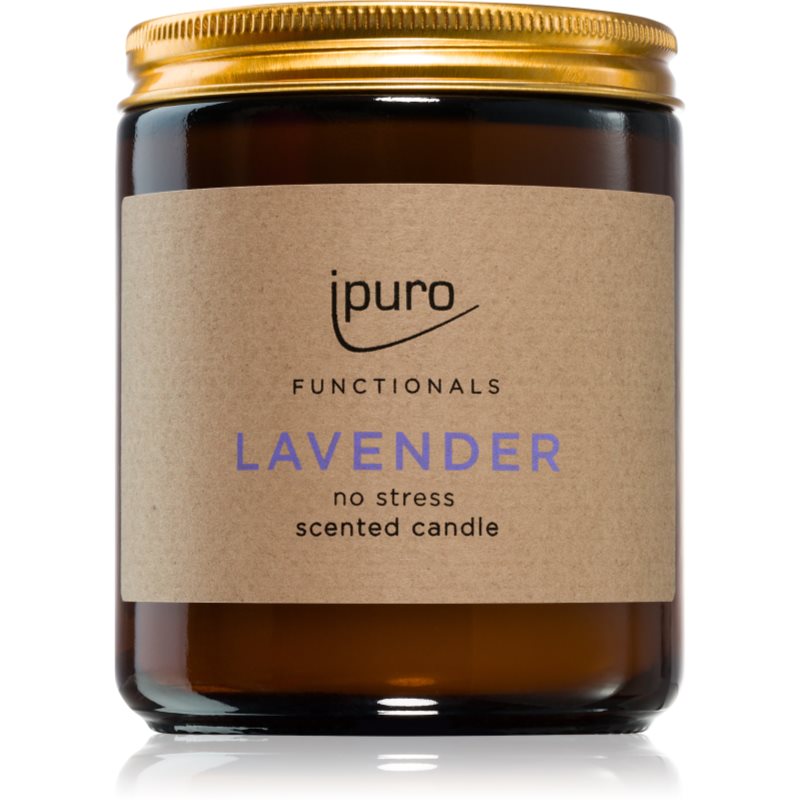 ipuro Functionals Lavender lumânare parfumată 200 g