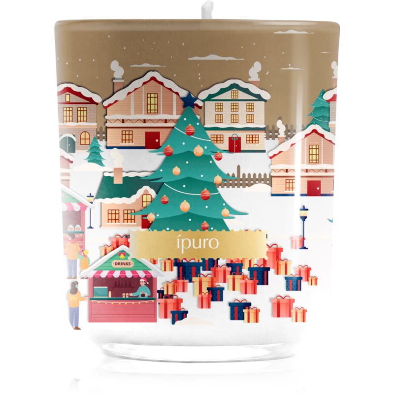 ípuro Christmas Town Glamour Night lumânare parfumată cu capac 270 g